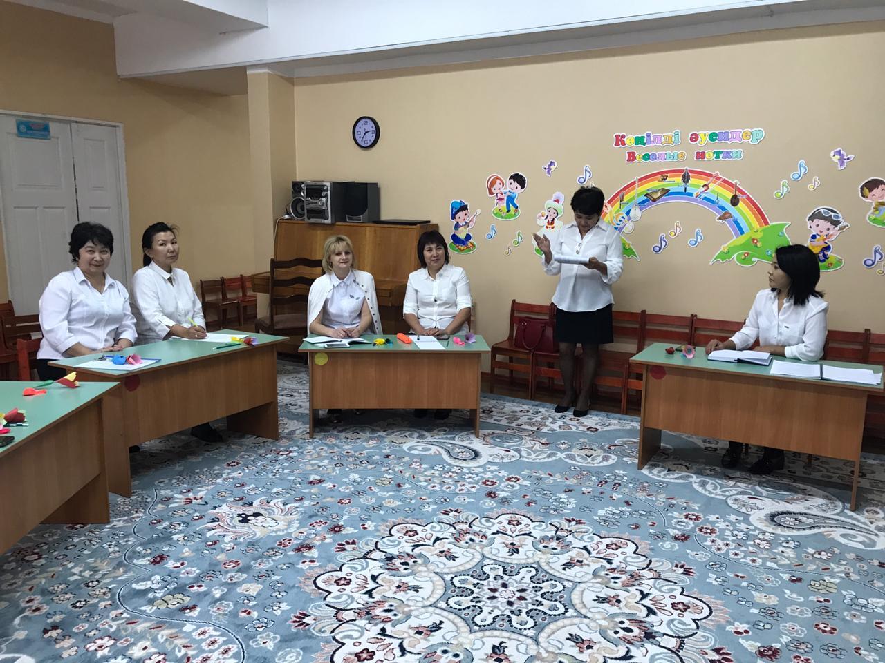 Консультация: «Жаңартылған бағдарламаның түйінді идеялары» Мақсаты: 4K моделін дамыту үшін қазіргі білім беру үдерісінің теориялық аспектілерін түсінуге үйрету.