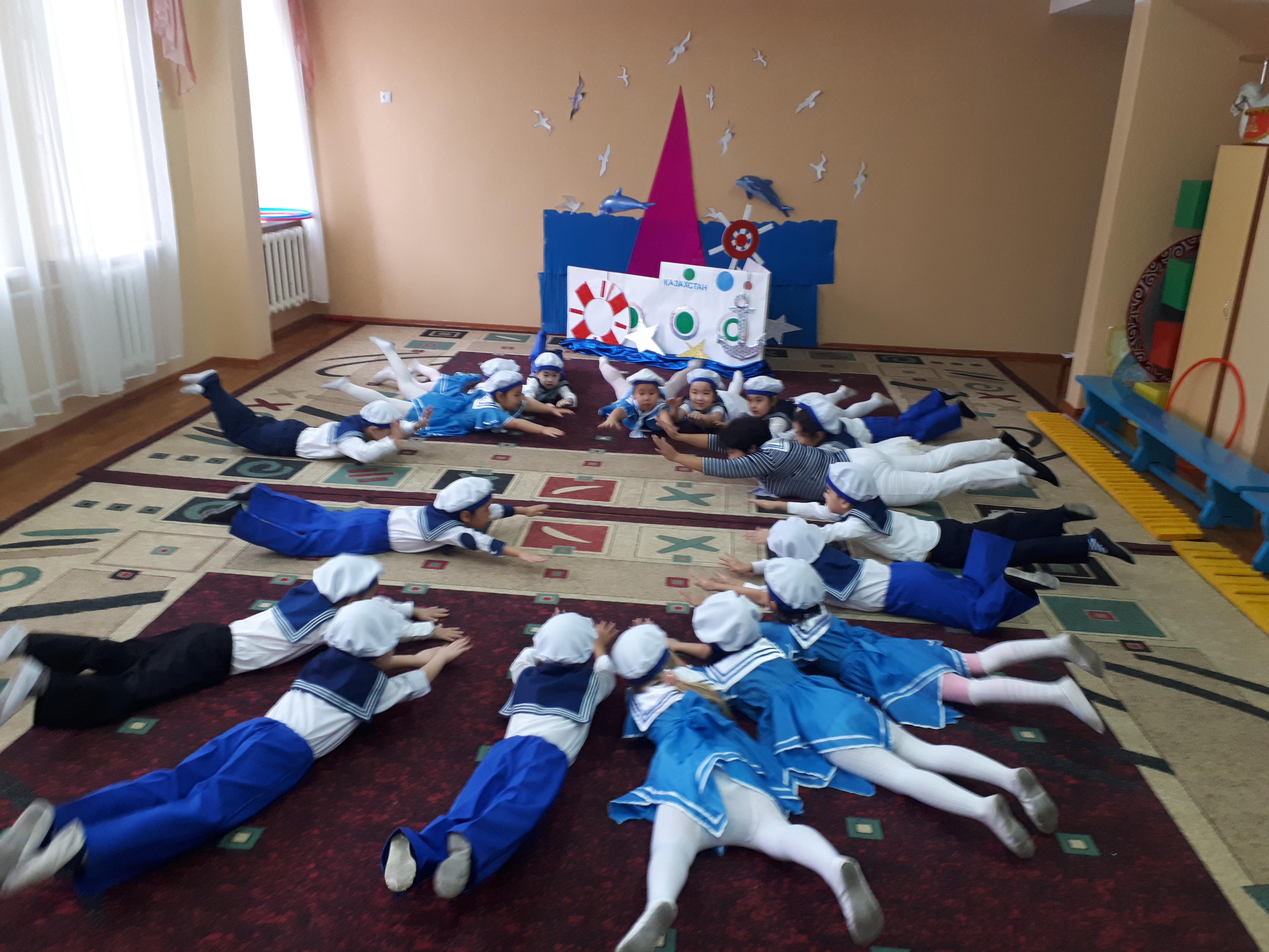 Дене шынықтырудан  ашық ҰОҚ. Тақырыбы: «Теңіз саяхаты». "Құлыншақ" мектепалды даярлық тобы. Тәрбиеші: Оралханқызы А.