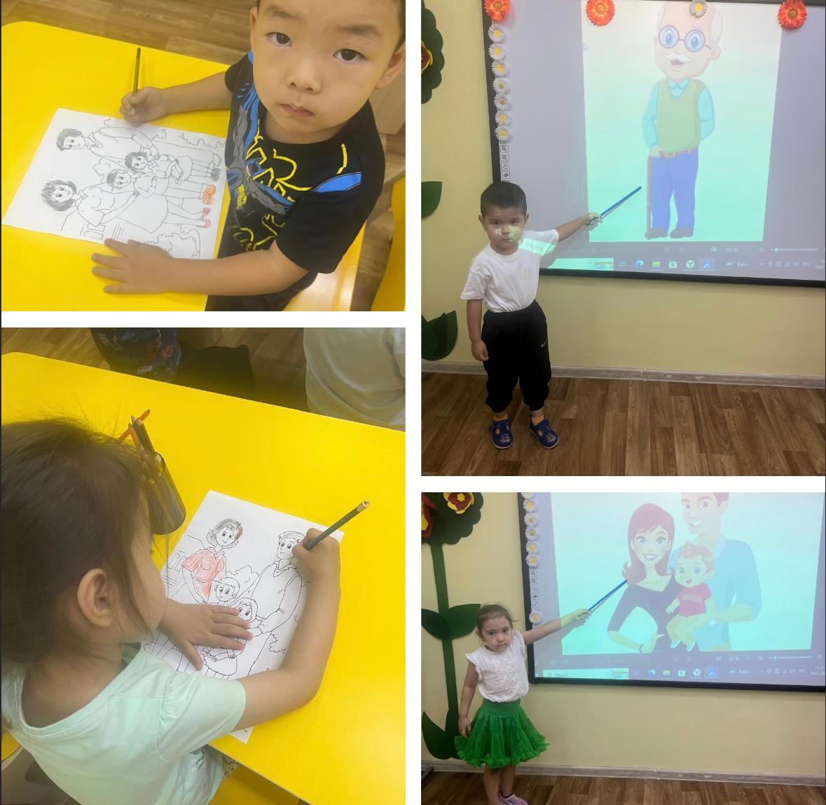 Жазғы сауықтыру іс- шара .Тақырыбы: “ Менің отбасым”ересек тобы”Ботақан” 11.07.2025ж  Тәрбиеші: Кокышева Ғалия